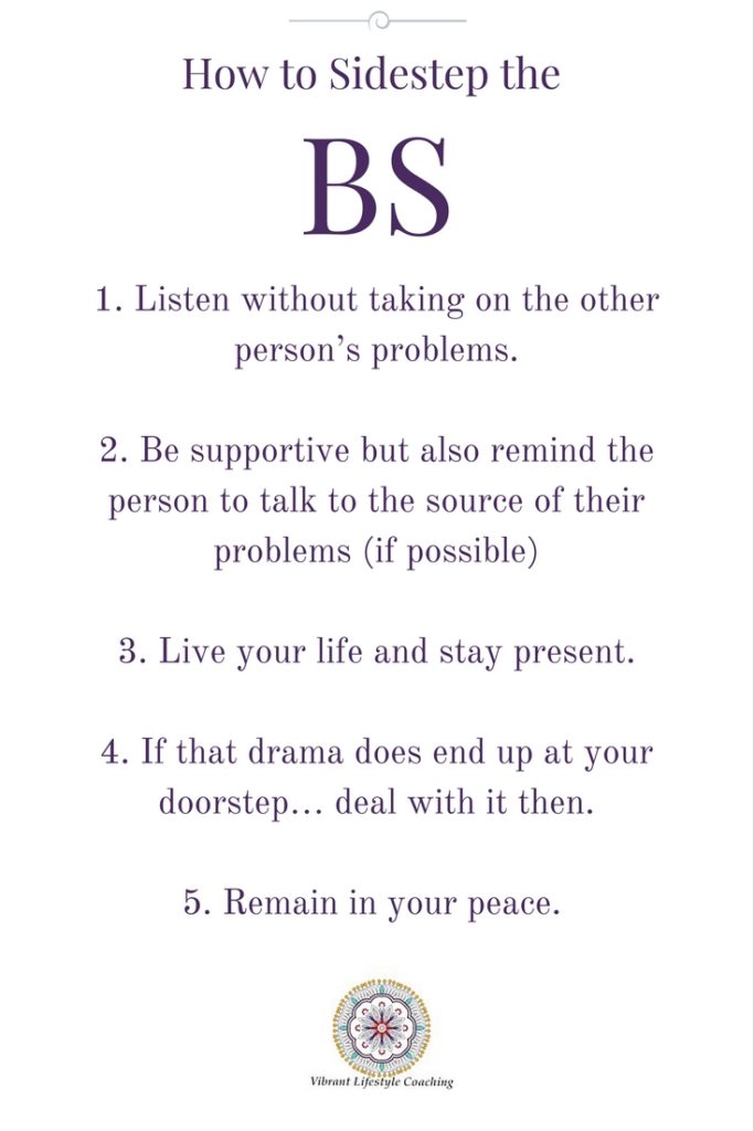 Sidestep the BS